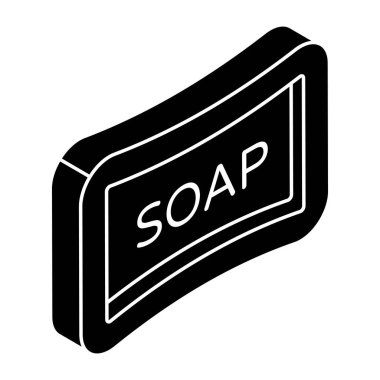 Bir moda dizayn sabun simgesi