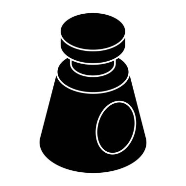 Düz bir tuz dizaynı simgesi