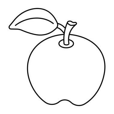 Elmanın yaratıcı tasarım simgesi