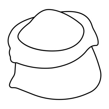 Un torbasının renkli tasarım simgesi