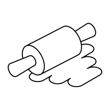 Merdanenin düz tasarım simgesi