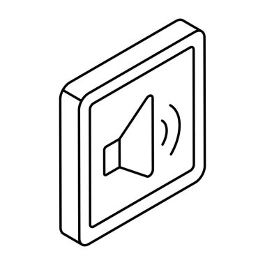 Yüksek hacimli düz tasarım simgesi 