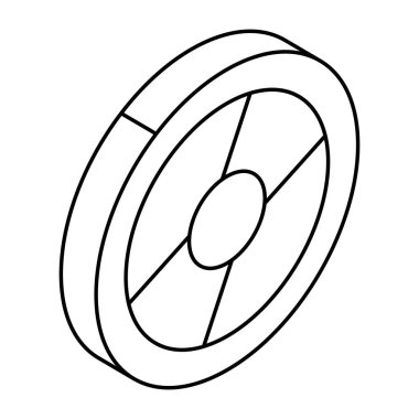 Premium download icon of compact disc