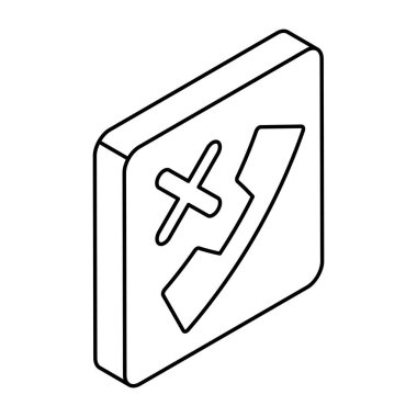 Çağrısız renkli tasarım simgesi