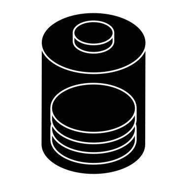 Batarya hücresinin bir simge tasarımı
