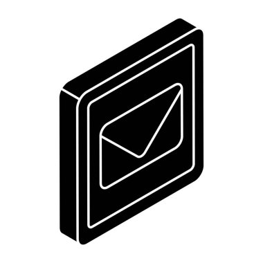 Postanın yaratıcı tasarım simgesi