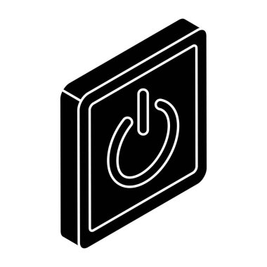 An icon design of shutdown 