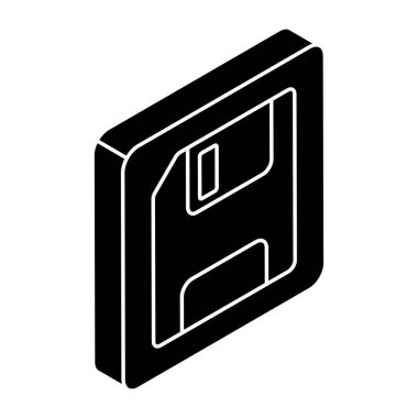 Disket diskinin son moda vektör tasarımı 