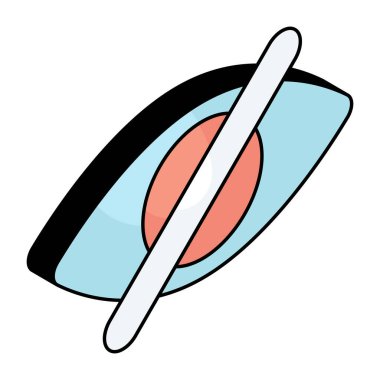 Vizyonsuz trend vektör tasarımı