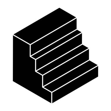 Merdivenlerin yaratıcı tasarım simgesi