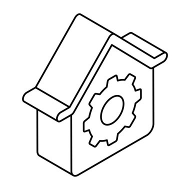 Ev yönetiminin bir simge tasarımı 