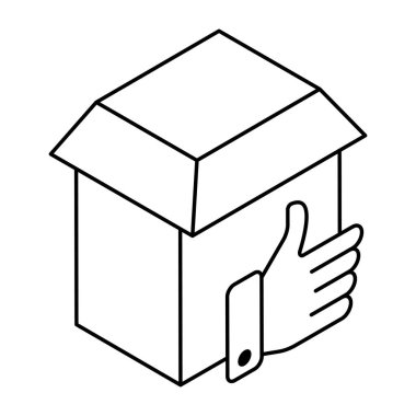 Emlak geribildiriminin vektör tasarımı