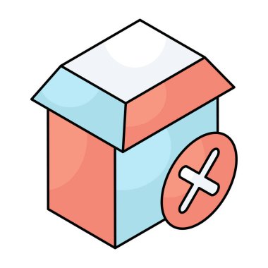 Düzenin benzersiz tasarım çizimi iptal