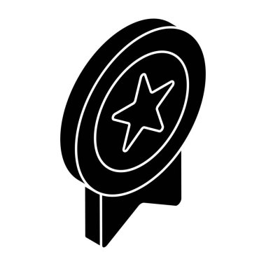 Rozetin güzel bir tasarım simgesi