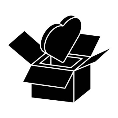 Düz dizayn edilmiş bir aşk paketi