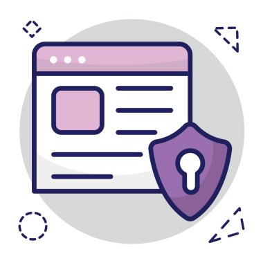 Modern design icon of web design 