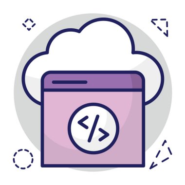 Modern design icon of web design 