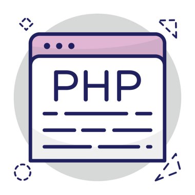 Modern design icon of web design 