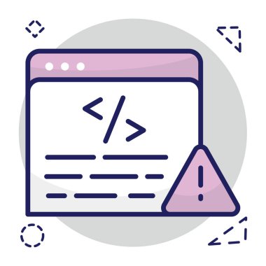 Modern design icon of web design 