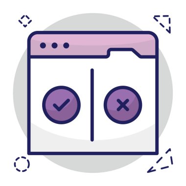 Web sitesinin mükemmel tasarım simgesi 