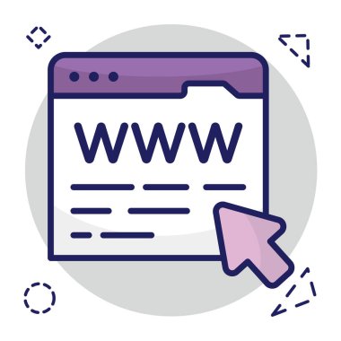 Modern design icon of web design 