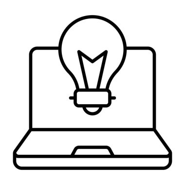 Çevrimiçi fikrin moda tasarım simgesi 