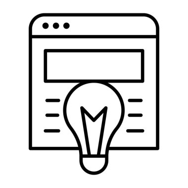 Modern design icon of web design 