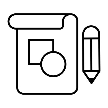      Çizim defterinin premium indirme vektörü