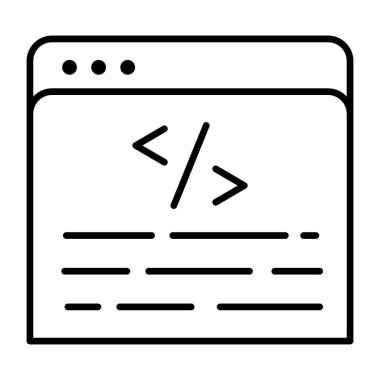 Modern design icon of web design 