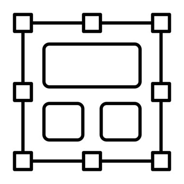 Tasarımın moda tasarım simgesi 