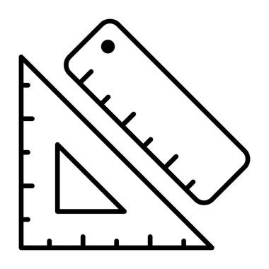 Beyaz arkaplanda izole edilmiş kırtasiye simgesi 