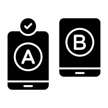 A / b testinin vektör tasarımı 