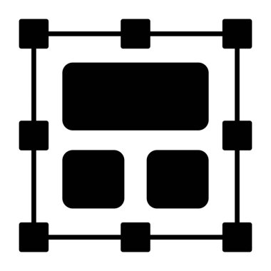 Tasarımın moda tasarım simgesi 