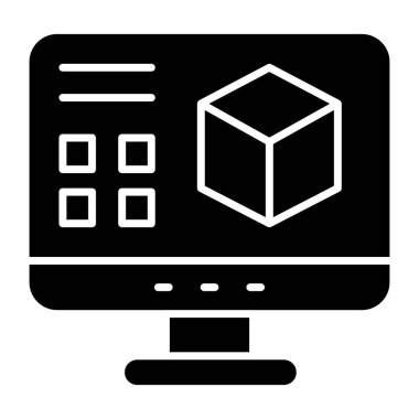 Modern design icon of web design 