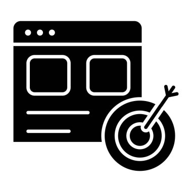 Modern design icon of web design 