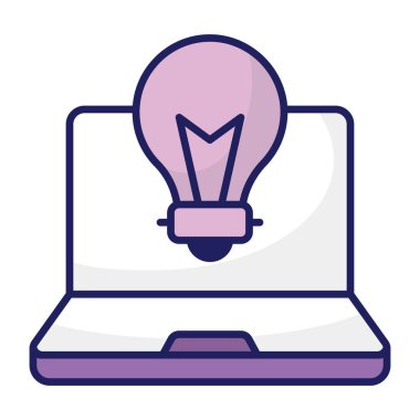 Çevrimiçi fikrin moda tasarım simgesi 