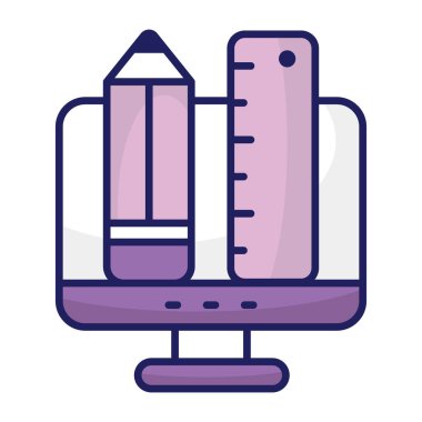 Modern design icon of web design 