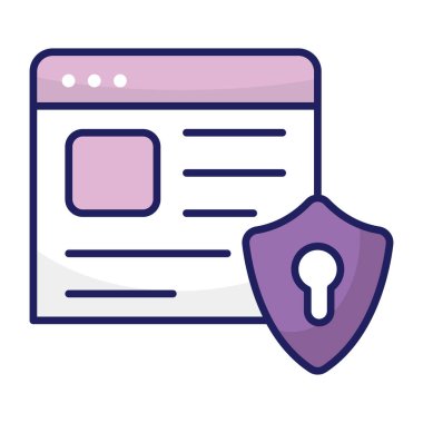 Modern design icon of web design 