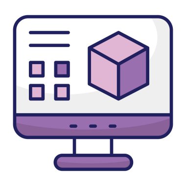 Modern design icon of web design 