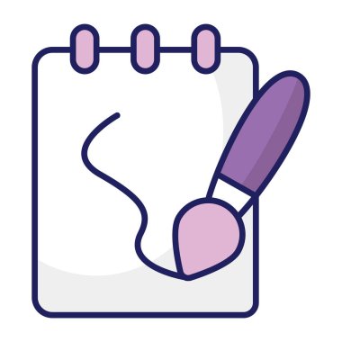      Çizim defterinin premium indirme vektörü