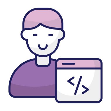 Modern design icon of web design 