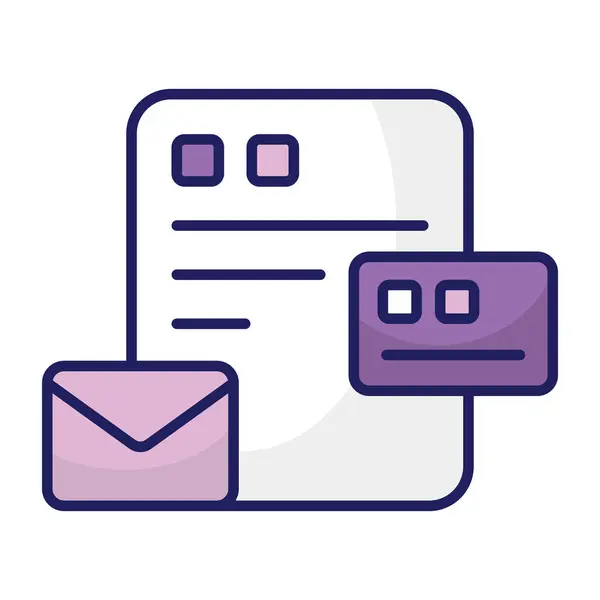 Postanın yaratıcı tasarım simgesi