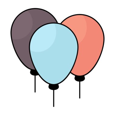 Balonların modern tasarım simgesi