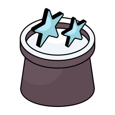 Beyaz arkaplanda izole edilmiş yıldızların vektör tasarımı 