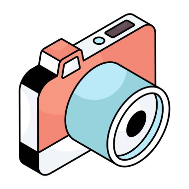 Modern design icon of camera