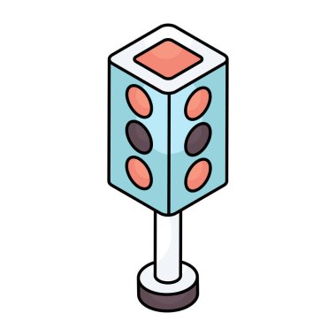 Trafik işaretlerinin mükemmel tasarım simgesi