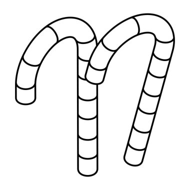 Şeker kamışının mükemmel tasarım simgesi