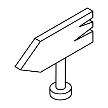 Tabela panosunun renkli tasarım simgesi