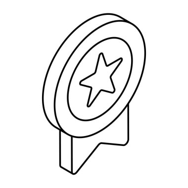 Rozetin güzel bir tasarım simgesi