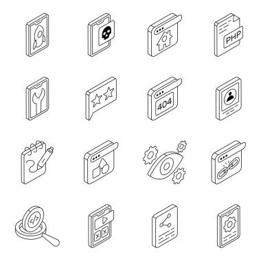 Doğrusal simgeler dizayn eden bir set sunuyorum. Bu paket grafik, web tasarımı ve bazı fikirler hakkında renkli simgeleri içerir.